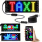 Scrolling Bright Advertising LED Signs, Flexible USB 5V LED Sign, App Control Custom Text Pattern Animation Programmable LED Display For Store, Hotel, Party - shift - knoobs