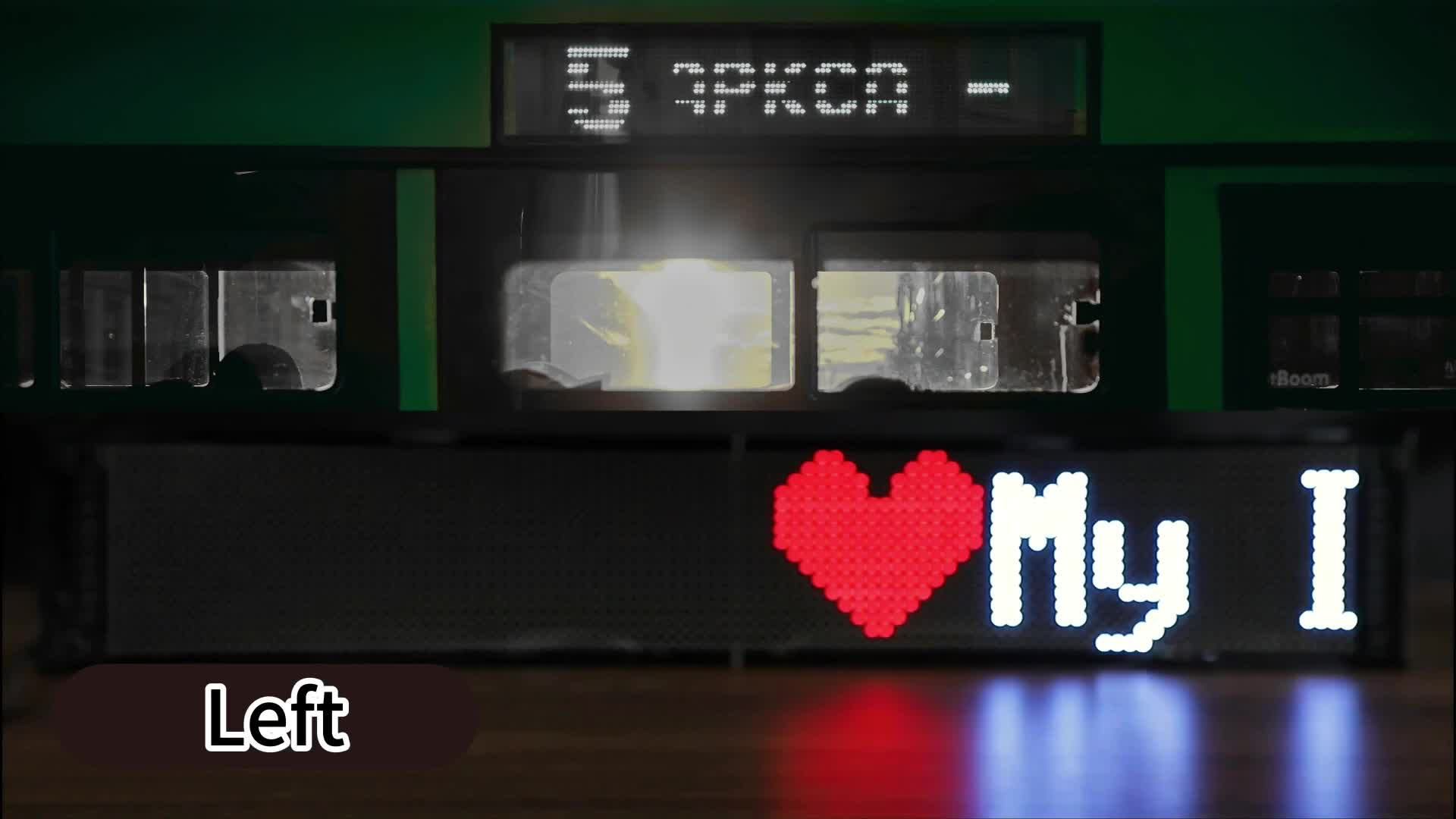 Scrolling Bright Advertising LED Signs, Flexible USB 5V LED Sign, App Control Custom Text Pattern Animation Programmable LED Display For Store, Hotel, Party - shift - knoobs