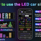 Scrolling Bright Advertising LED Signs, Flexible USB 5V LED Sign, App Control Custom Text Pattern Animation Programmable LED Display For Store, Hotel, Party - shift - knoobs