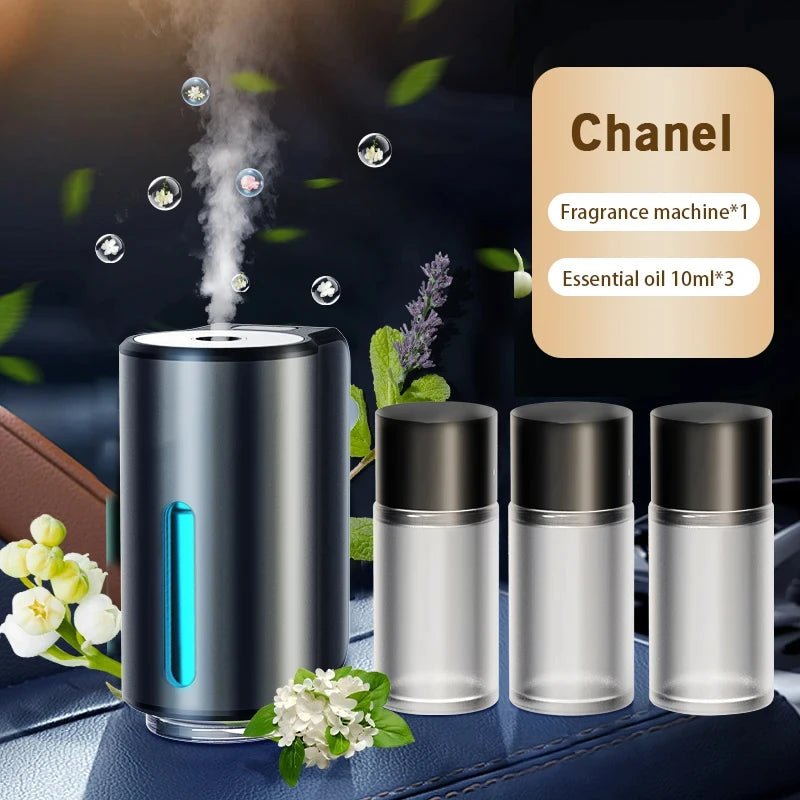 Smart Car Air Aromatherapy Diffuser Fragrance Car Air Fresheners With Three Adjustable Humidifier Essential Oil Diffuser - shift - knoobs
