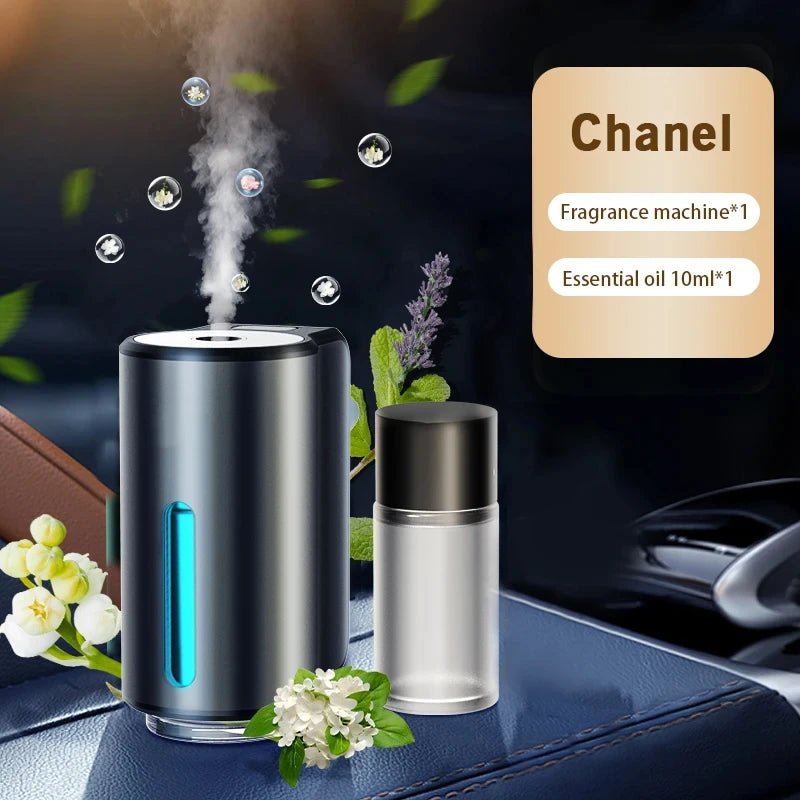 Smart Car Air Aromatherapy Diffuser Fragrance Car Air Fresheners With Three Adjustable Humidifier Essential Oil Diffuser - shift - knoobs