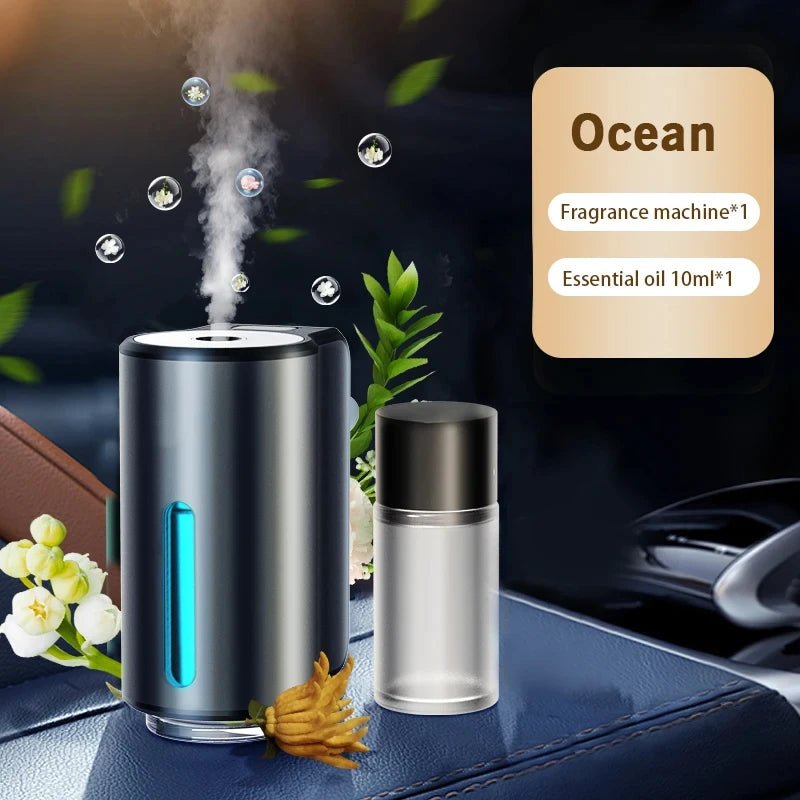 Smart Car Air Aromatherapy Diffuser Fragrance Car Air Fresheners With Three Adjustable Humidifier Essential Oil Diffuser - shift - knoobs