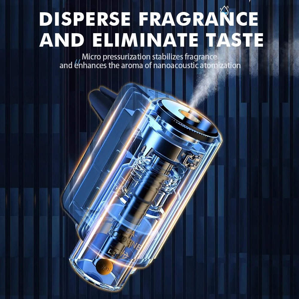 Smart Car Air Aromatherapy Diffuser Fragrance Car Air Fresheners With Three Adjustable Humidifier Essential Oil Diffuser - shift - knoobs