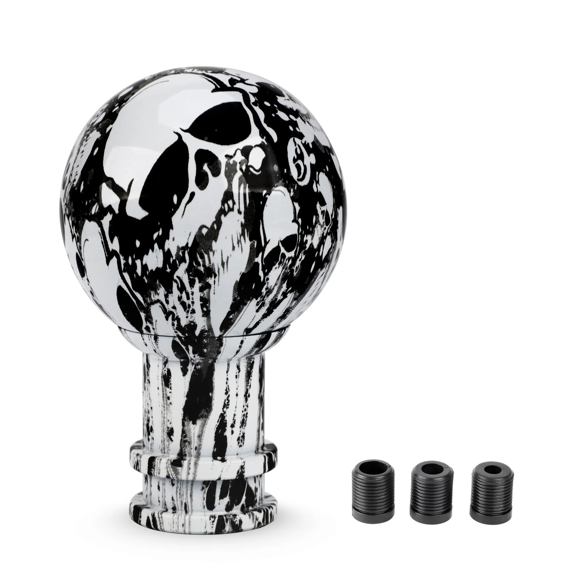 Universal 5/6 Speed Car Gear Shift Knob For Manual Transmission Gear Level Knob Shift Lever M8 M10 M12 Graffiti Style - shift - knoobs