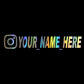 User Name Custom Personalized Instagram Vinyl Decals Motorcycle for Instagram FACEBOOK Customization Needs Remarks Car Sticker - shift - knoobs