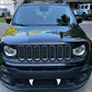 Vampire Teeth Design Polypropylene Fang Grille Inserts for Vehicle Bumper - Halloween Decor Accents (No Installation Hardware Included) - shift - knoobs