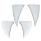 Vampire Teeth For Car 2X Halloween Decoration Vampire Fangs Bumper Decor Vampire TeethCar Decor White Devil Horns For Install On - shift - knoobs