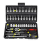 Wrench Set 46/53Pcs Tool Kit For Car Tool Screwdriver And Bit Ratchet Torque Quick Wrench Spanner Wrench Socket Key Hand Tools - shift - knoobs