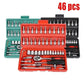 Wrench Set 46/53Pcs Tool Kit For Car Tool Screwdriver And Bit Ratchet Torque Quick Wrench Spanner Wrench Socket Key Hand Tools - shift - knoobs