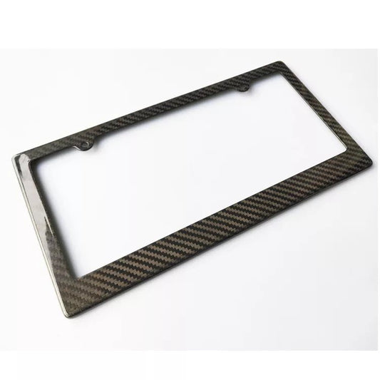 100% Real Carbon Fiber License Plate Frame - shift-knoobs