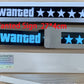 5 Stars Wanted Led Light-Emitting Window Sticker Windshield Sticker Decorative Car Accessories Light Board Without Battery - shift-knoobs