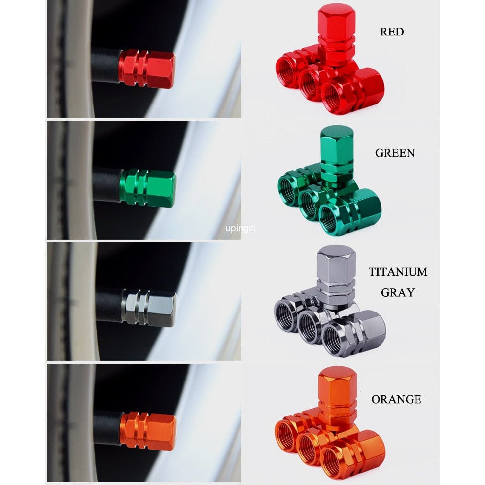 Aluminum Valve Stem Caps - shift-knoobs