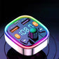 Bluetooth Radio Station Car Charger With RGB - shift-knoobs