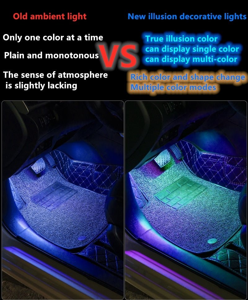 LED Interior Light Strips - shift-knoobs