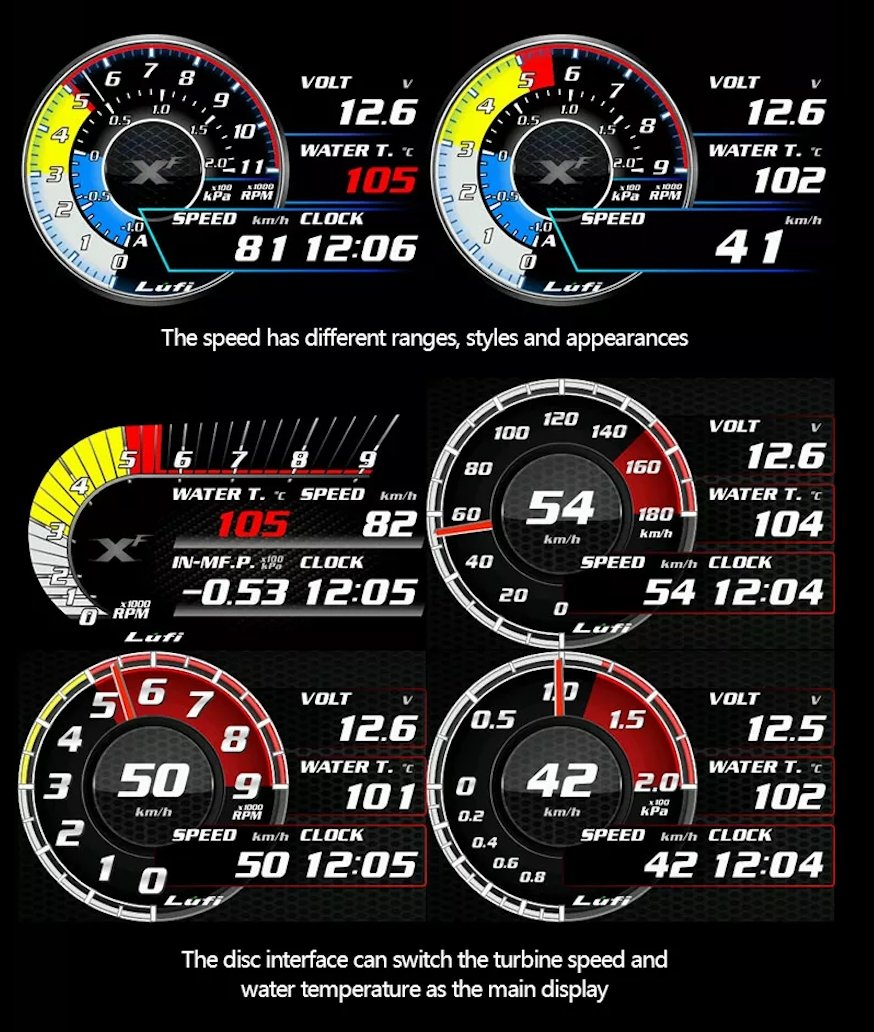 Multi-Purpose Digital Gauge - shift-knoobs